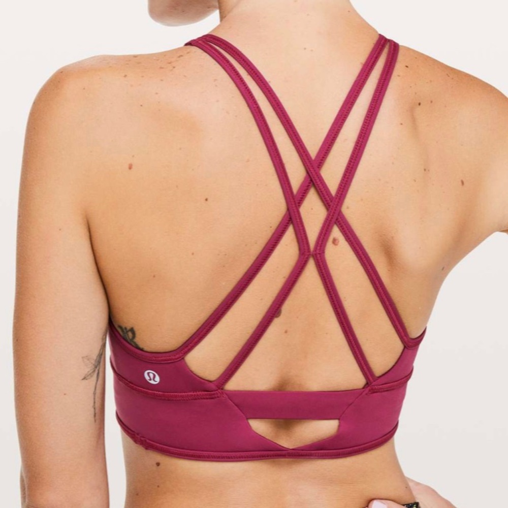 Lululemon Star Ruby Wake & Train Long Line Bra Si… - image 3